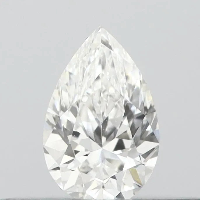 0.15ct Pear Natural Diamond (Colour F, Clarity IF, GIA Certified)