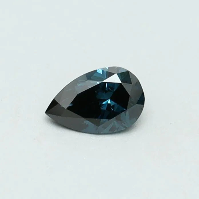 0.18ct Pear Lab Grown Diamond (Colour Fancy Deep Blue, Clarity SI1, IGI Certified)