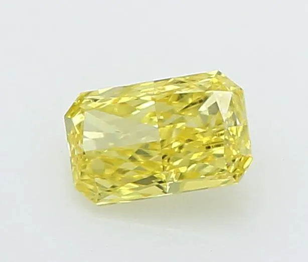 0.18ct Radiant Lab Grown Diamond (Colour Fancy Vivid Yellow, Clarity VVS2, IGI Certified)