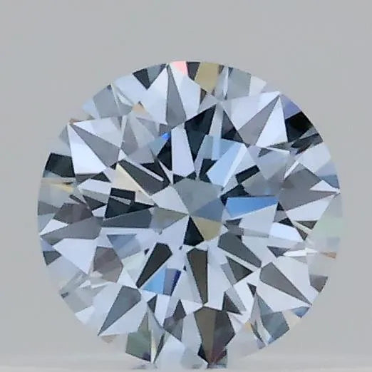 0.21ct Round Lab Grown Diamond (Colour Fancy Light Blue, Clarity VVS2, Cut ID, IGI Certified)