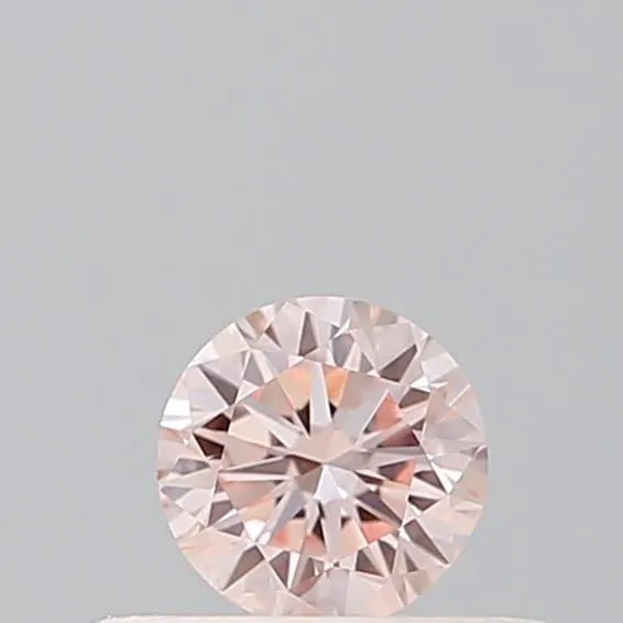 0.22ct Round Lab Grown Diamond (Colour Fancy Light Pink, Clarity VVS2, Cut VG, IGI Certified)