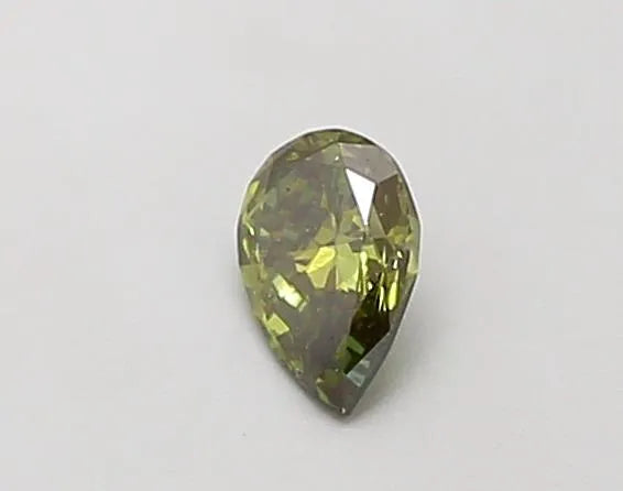 0.24ct Pear Lab Grown Diamond (Colour Fancy Deep Green, Clarity VS1, IGI Certified)