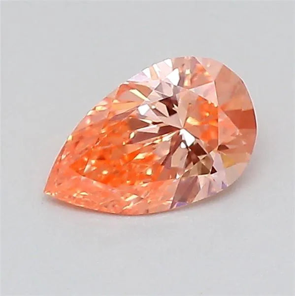 0.24ct Pear Lab Grown Diamond (Colour Fancy Vivid Pink, Clarity VVS2, IGI Certified)