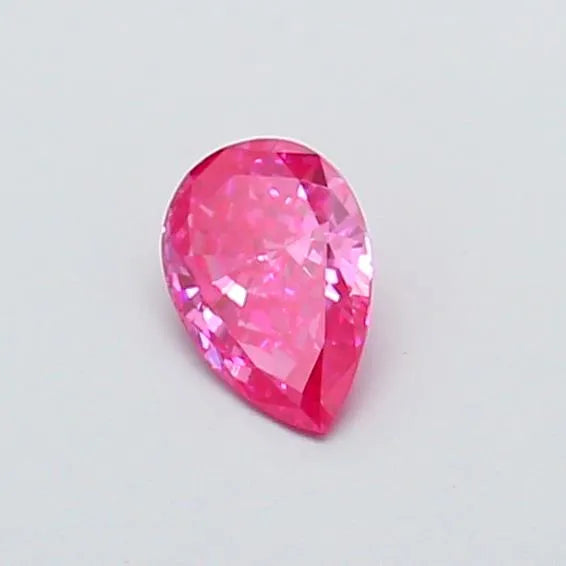 0.26ct Pear Lab Grown Diamond (Colour Fancy Vivid Pink, Clarity VVS2, IGI Certified)