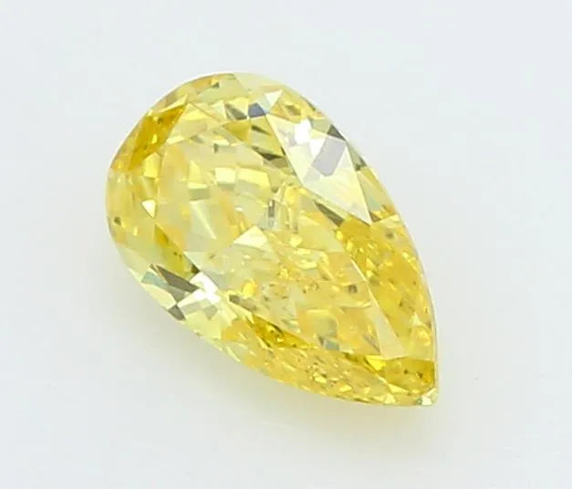 0.26ct Pear Lab Grown Diamond (Colour Fancy Vivid Yellow, Clarity VS1, IGI Certified)