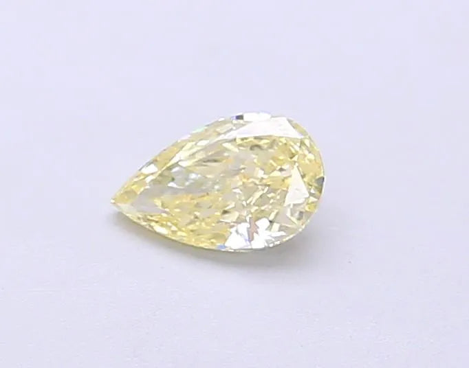 0.27ct Pear Lab Grown Diamond (Colour Fancy Light Yellow, Clarity VS1, IGI Certified)