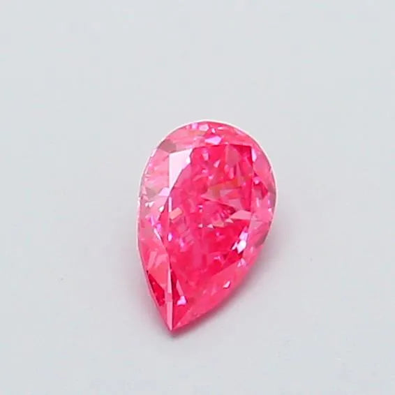 0.29ct Pear Lab Grown Diamond (Colour Fancy Vivid Pink, Clarity VVS2, IGI Certified)