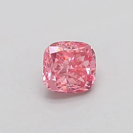 0.30ct Cushion modified Lab Grown Diamond (Colour Fancy Vivid Pink, Clarity VS2, IGI Certified)