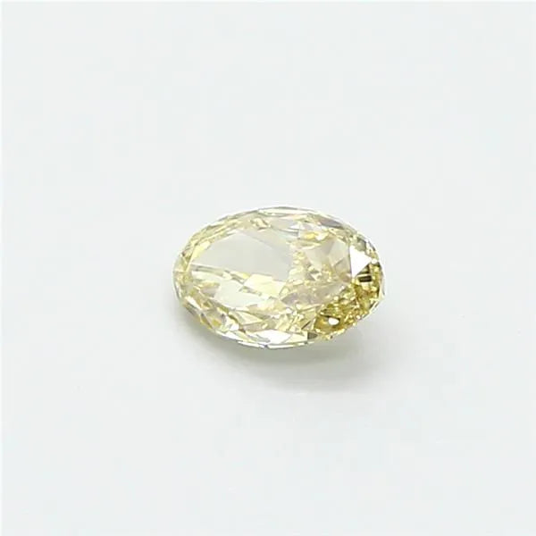 0.30ct Oval Lab Grown Diamond (Colour Fancy Light Yellow, Clarity VS2, IGI Certified)