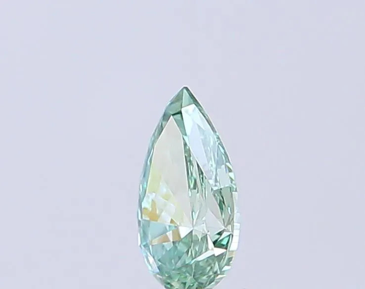 0.30ct Pear Lab Grown Diamond (Colour Fancy Vivid Green, Clarity VVS2, IGI Certified)