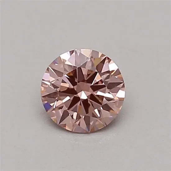 0.30ct Round Lab Grown Diamond (Colour Fancy Intense Pink, Clarity VS1, Cut ID, IGI Certified)