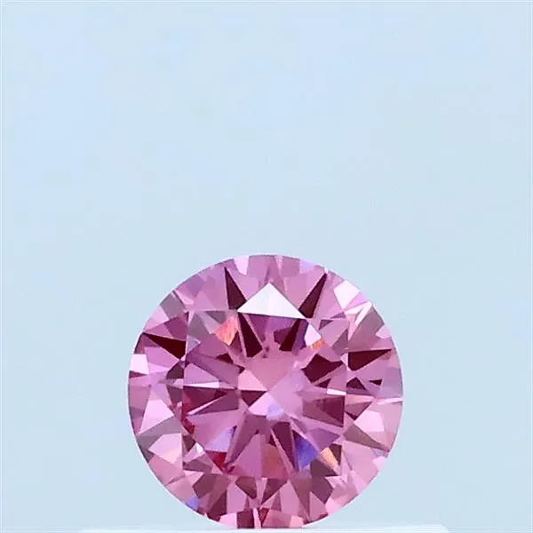 0.31ct Round Lab Grown Diamond (Colour Fancy Vivid Pink, Clarity VS1, Cut VG, IGI Certified)