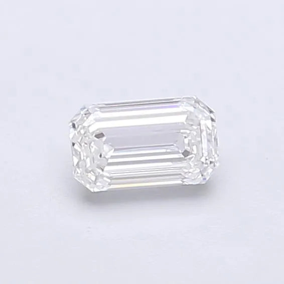 0.34ct Emerald Lab Grown Diamond (Colour D, Clarity VVS2, IGI Certified)