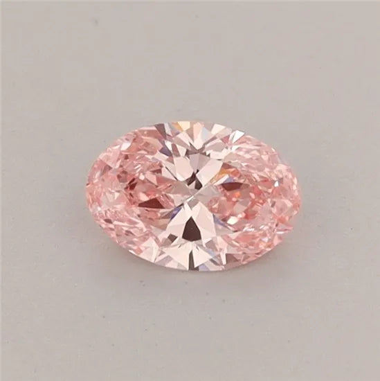 0.34ct Oval Lab Grown Diamond (Colour Fancy Vivid Pink, Clarity VS1, IGI Certified)