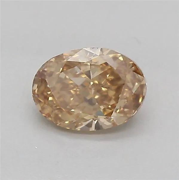 0.36ct Oval Lab Grown Diamond (Colour Fancy Brown, Clarity VS1, IGI Certified)