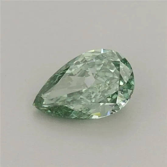 0.38ct Pear Lab Grown Diamond (Colour Fancy Vivid Green, Clarity VS1, IGI Certified)