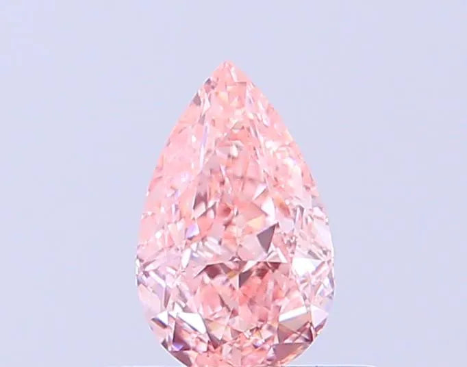 0.39ct Pear Lab Grown Diamond (Colour Fancy Intense Pink, Clarity VVS2, IGI Certified)
