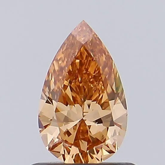 0.42ct Pear Lab Grown Diamond (Colour Fancy Brown, Clarity VS1, IGI Certified)