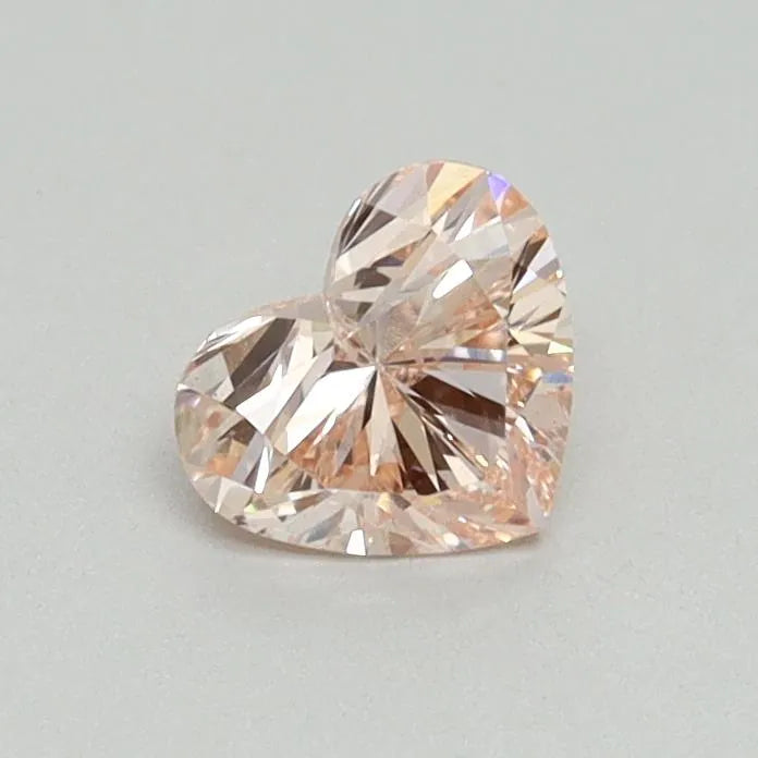 0.45ct Heart Lab Grown Diamond (Colour Fancy Pink, Clarity VS1, IGI Certified)