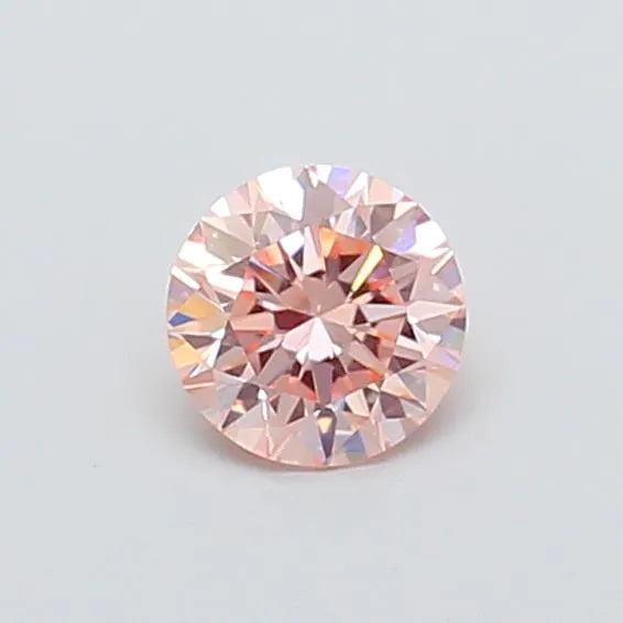 0.45ct Round Lab Grown Diamond (Colour Fancy Intense Pink, Clarity VVS2, Cut VG, IGI Certified)