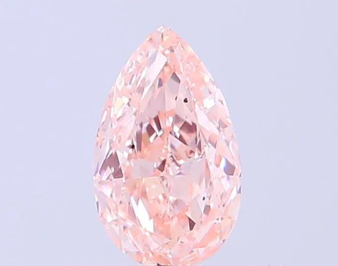 0.46ct Pear Lab Grown Diamond (Colour Fancy Brown Pink, Clarity VS2, IGI Certified)