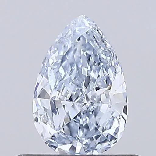 0.47ct Pear Lab Grown Diamond (Colour Fancy Intense Blue, Clarity VVS2, IGI Certified)
