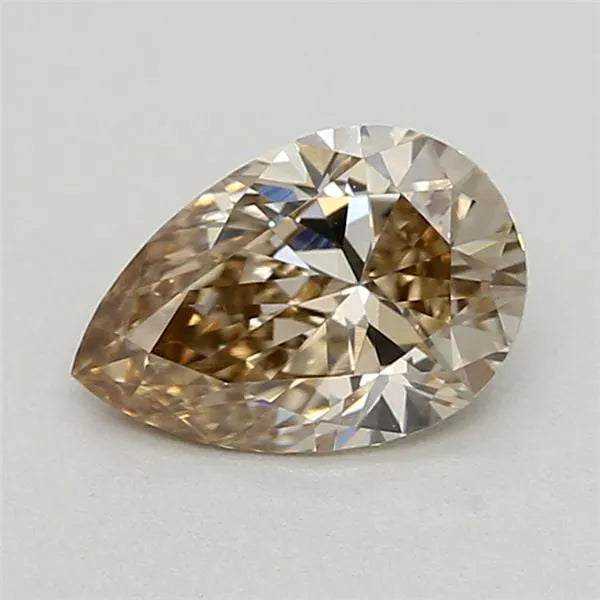 0.47ct Pear Lab Grown Diamond (Colour Very Light Brown, Clarity VS1, IGI Certified)