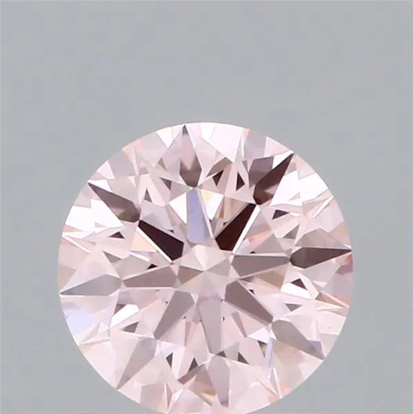 0.47ct Round Lab Grown Diamond (Colour Fancy Pink, Clarity VVS2, Cut ID, IGI Certified)