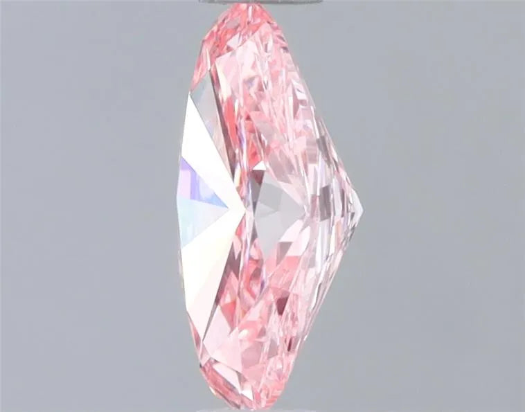 0.48ct Oval Lab Grown Diamond (Colour Fancy Vivid Pink, Clarity VVS1, IGI Certified)