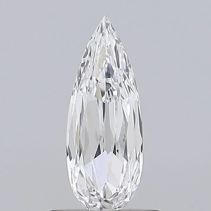 0.48ct Pear Lab Grown Diamond (Colour E, Clarity VVS2, IGI Certified)