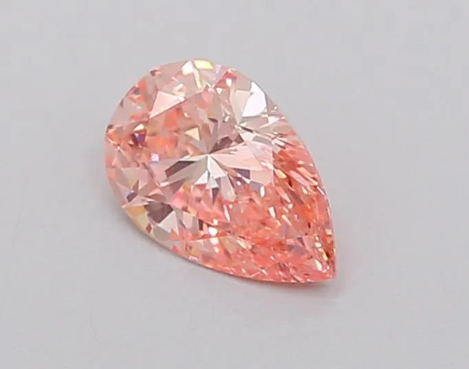 0.49ct Pear Lab Grown Diamond (Colour Fancy Intense Pink, Clarity VVS2, IGI Certified)