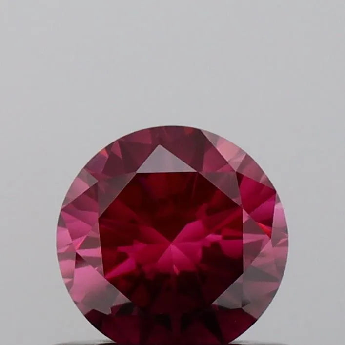 0.49ct Round Lab Grown Diamond (Colour Fancy Deep Pink, Clarity SI2, Cut VG, IGI Certified)
