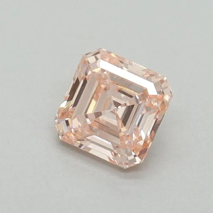 0.50ct Asscher Lab Grown Diamond (Colour Fancy Intense Pink, Clarity VS1, IGI Certified)