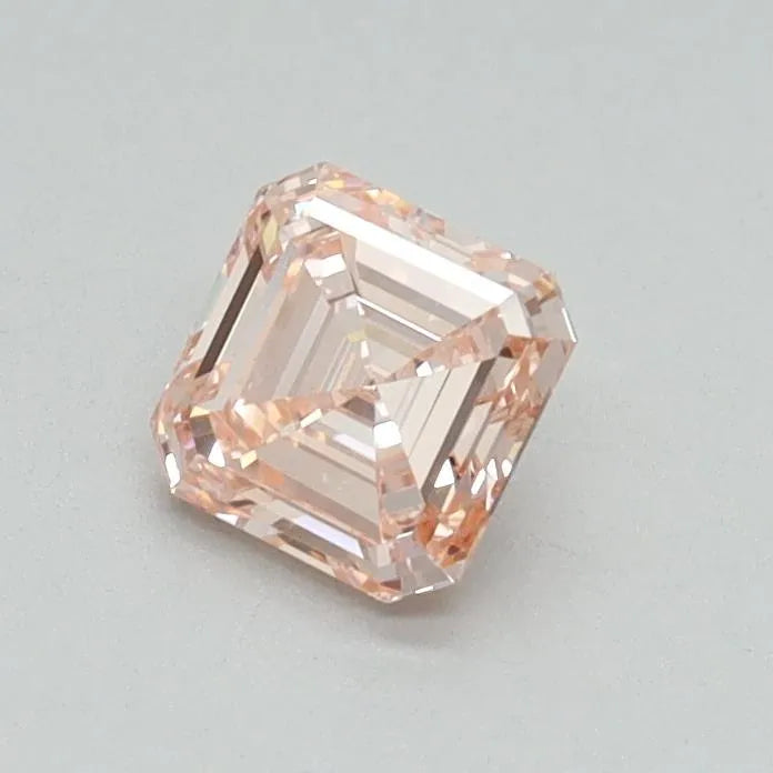0.50ct Asscher Lab Grown Diamond (Colour Fancy Intense Pink, Clarity VVS2, IGI Certified)