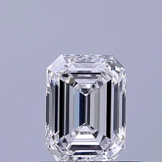 0.50ct Emerald Lab Grown Diamond (Colour D, Clarity VVS2, IGI Certified)