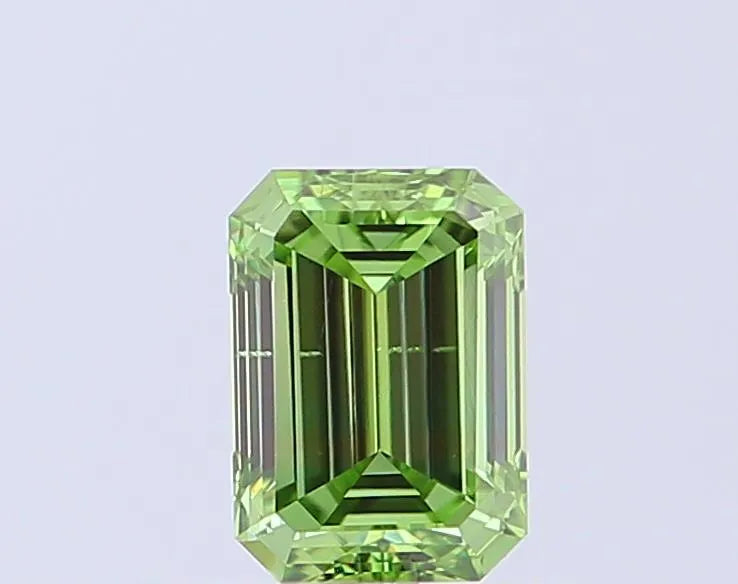 0.50ct Emerald Lab Grown Diamond (Colour Fancy Vivid Green, Clarity SI1, IGI Certified)