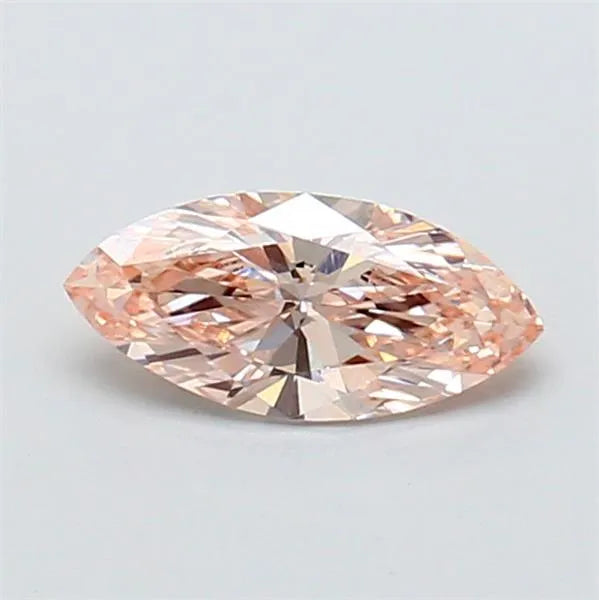 0.50ct Marquise Lab Grown Diamond (Colour Light Pinkish Brown, Clarity VVS2, IGI Certified)