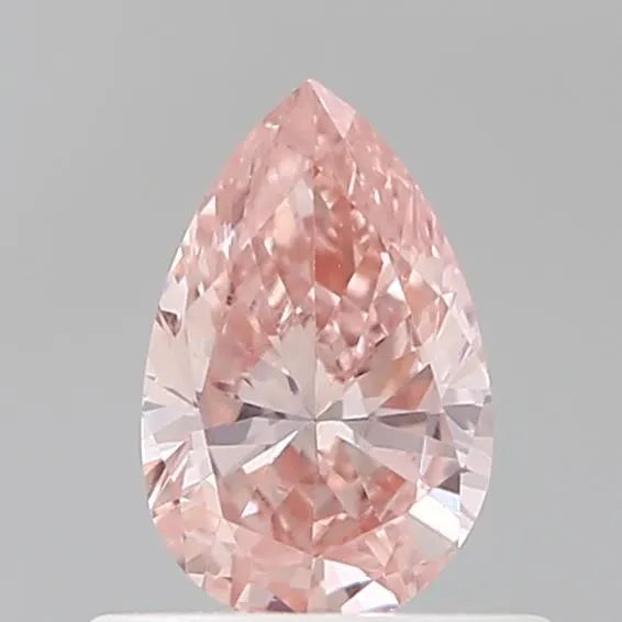 0.50ct Pear Lab Grown Diamond (Colour Fancy Intense Pink, Clarity VS1, IGI Certified)