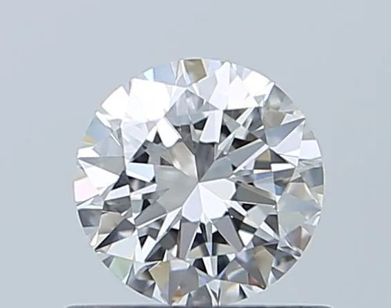 0.50ct Round Natural Diamond (Colour D, Clarity VVS1, Cut EX, GIA Certified)