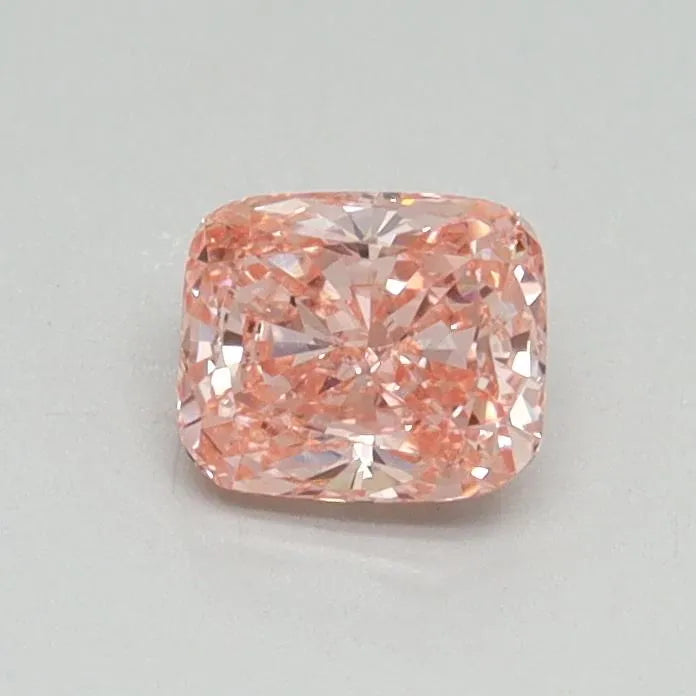 0.51ct Cushion modified Lab Grown Diamond (Colour Fancy Vivid Pink, Clarity VS2, IGI Certified)