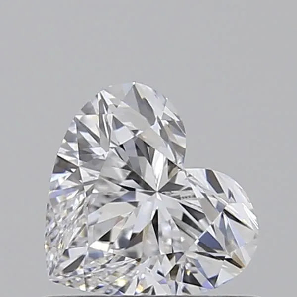 0.51ct Heart Lab Grown Diamond (Colour D, Clarity IF, IGI Certified)
