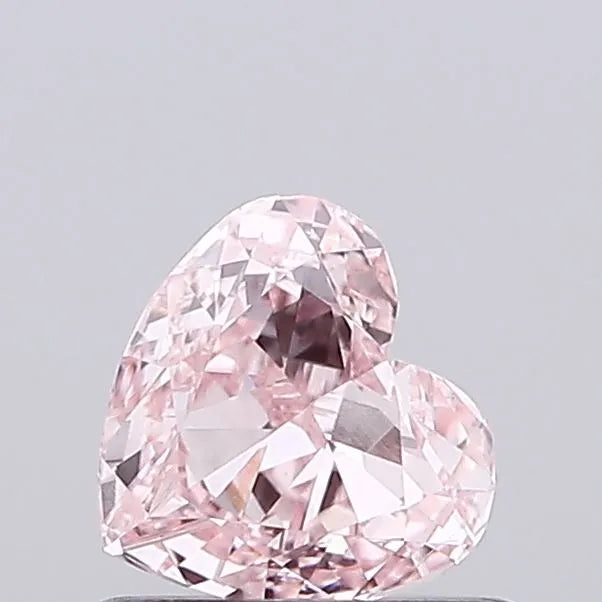 0.51ct Heart Lab Grown Diamond (Colour Fancy Intense Pink, Clarity VS1, IGI Certified)