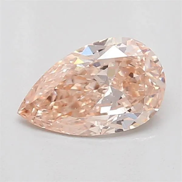 0.51ct Pear Lab Grown Diamond (Colour Very Light Brown, Clarity VS1, IGI Certified)