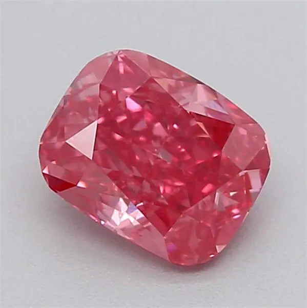 0.52ct Cushion modified Lab Grown Diamond (Colour Fancy Vivid Pink, Clarity VVS2, IGI Certified)