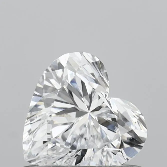 0.52ct Heart Lab Grown Diamond (Colour D, Clarity SI1, IGI Certified)