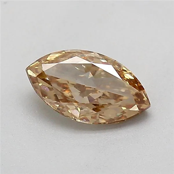 0.52ct Marquise Lab Grown Diamond (Colour Fancy Brown, Clarity VS1, IGI Certified)