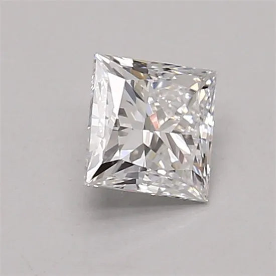 0.52ct Princess Lab Grown Diamond (Colour D, Clarity VVS2, Cut VG, IGI Certified)