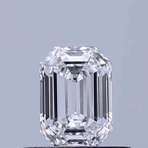 0.53ct Emerald Lab Grown Diamond (Colour D, Clarity VS1, IGI Certified)