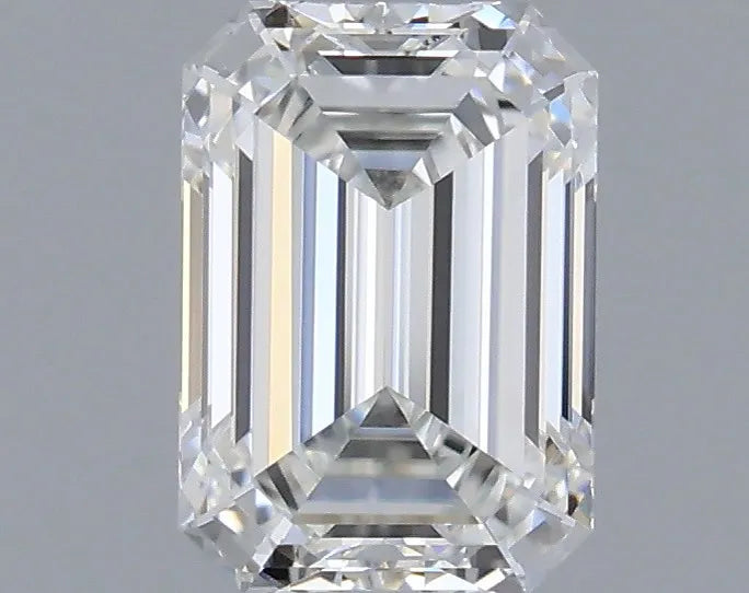 0.53ct Emerald Natural Diamond (Colour F, Clarity IF, Cut EX, IGI Certified)