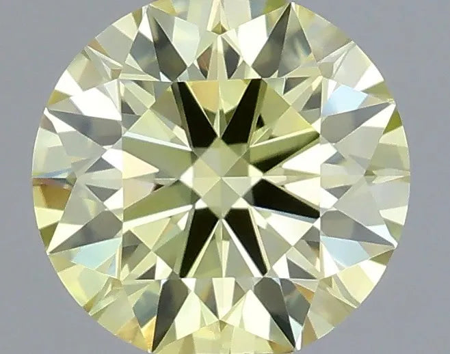 0.53ct Round Lab Grown Diamond (Colour Fancy Yellow, Clarity VVS1, Cut ID, IGI Certified)